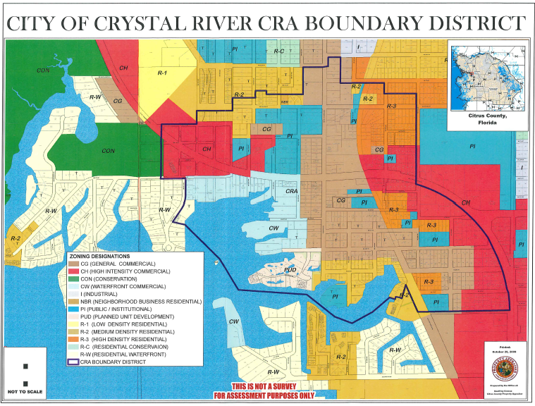 Crystal River CRA Map